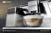 Steam coffee makers - Orient Electric · 2019. 8. 1. · • Metal body • One touch for bean-to-cup fresh coffee • 4.3” TFT color display with touch screen technology, for the