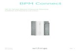 Wi-Fi Smart Blood Pressure Monitor...Wi-Fi Smart Blood Pressure Monitor Installation and Operating Instructions. BPM Connect EN - 2 ... Managing my data 27 ... By using your BPM Connect