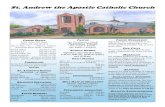 St. Andrew the Apostle Catholic Churchstorage.googleapis.com/xprs_user_resources2/vyunifk/... · 2017. 11. 1. · St. Andrew the Apostle Catholic Church P ARISHOFFICE 6720 Union Mill