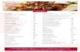 TAKEAWAY & DELIVERY MENU · delivery menu starter myr rojak buah pulau pinang 15 popiah 15 mixed satay (6 pcs) 20 murtabak daging 15 tandoori chicken 20 cucur udang 20 onion bhajia