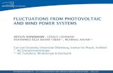 FLUCTUATIONS FROM PHOTOVOLTAIC AND WIND ......POWER* – SOLAR vs. WIND, 2014 GERMAN POWER SECTOR TODAY 8 DPG BERLIN 2015 DPG FRÜHJAHRSTAGUNG BERLIN 2015 Simultaneous power production