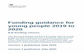 Funding guidance for young people 2019 to 2020 · Funding guidance for young people 2019 to 2020 ... you outside of the Individualised Learner Record (ILR) and School Census. However,