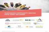 TASMANIAN COMMUNITY SECTOR PEAK BODY NETWORK...Equity of funding to ensure strong and sustainable community sector peak bodies. Key ask: That the State Government provides indexation