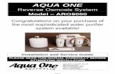 AQUA SAFE Reverse Osmosis SystemsNote :Reverse Osmosis systems are unique in that they flush the impurities away down the drain. Therefore every Reverse osmosis system has both pure