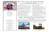 St. Vincent de Paul Parishstvincentdp.com/wp-content/uploads/2019/10/10-13-19-Bulletin.pdf · 10/10/2019  · Rom 3:21-30 / Lk 11:47-54 Chris or Darla Vinton at 269 St. Vincent: 4:30pm