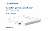 LED projector · 2019. 4. 19. · This LED indicator indicates the following scenarios for your LED projector: • It lights up when the LED projector is powered on. • It lights