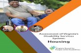 Assessment of Virginia's Disability Services System: Housing...Phil Caldwell Commonwealth of Virginia 804-786-1118 (Fax) Vice Chair Virginia Board for People with Disabilities info@vbpd.virginia.gov