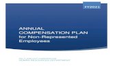 ANNUAL COMPENSATION PLAN for Non-Represented ...slcdocs.com/HR/FY21_Compensation_Plan.pdfthe employee’s regular hourly rate or, at the employee’s request and with their department