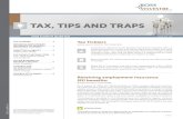 TAX, TIPS AND TRAPS...TAX, TIPS AND TRAPS Retaining employment insurance (EI) benefits: STARTING PART-TIME WORK As of August 12, 2018, the “Working While on Claim” program became
