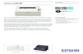 Epson LQ-50 LQ-50_ds_1EN-INT_02/11 PRODUCT SPECIFICATIONS For further information please contact your local Epson office or visit Austria 0810/20 01 13 (0,07 €/min) Belgium 070/350120