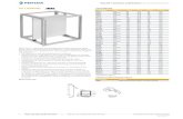 Panel and Grid Mounting System · Spec-00431 E PROLINE™ INtERNaL COmPONENts Panel and Grid MountinG SySteM 1 mOduLaR ENCLOsuRE systEms SUBJECT TO CHANGE WITHOUT NOTICE EQUIPMENT