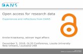 Open access for research datagreyguide.isti.cnr.it/attachments/category/33/GL20_Kraaikamp.pdf · Towards open access research data - licensing Creative Commons • The CC0 tool: rights