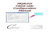 MQAUSX Client-side Configuration Manual · PDF file security exit and server-side security exit. 1.1.1 Client-Side Security Exit The client-side security exit first checks if the server-side