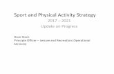 Sport and Physical Activity Strategy a… · • Staffordshire Moorlands Locality Profile (Staffordshire County Council / Staffordshire Observatory) • Active People Survey 2012