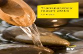 Transparency report 2015 - Ernst & Young · 2020. 1. 22. · Transparency report 2015 — EY Malta 3 Country managing partner’s letter . Welcome to the 2015 Transparency Report
