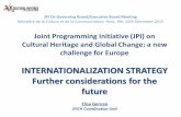 INTERNATIONALIZATION STRATEGY Further considerations for ...jpi-ch.eu/wp-content/uploads/InternationalizationJPICH_gerussi.pdf · The implementation of a proper internationalization