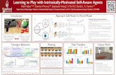 Learning to Play with Intrinsically-Motivated Self-Aware ... · Learning to Play with Intrinsically-Motivated Self-Aware Agents Nick Haber1,2,3*, Damian Mrowca4*, Stephanie Wang4,