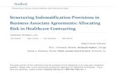 Structuring Indemnification Provisions in Business ...media.straffordpub.com/.../presentation.pdfDec 04, 2019  · entity.”78 FR 5566, 5575 (Jan. 25, 2013) 11 KEY PROHIBITION The