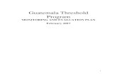 Guatemala Threshold Program · 2017. 5. 12. · Guatemala was selected as eligible for a Threshold Program in December 2012. The development of the ir TCP started with a Constraints