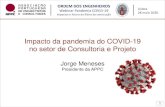 Ordem dos Engenheiros - Impacto da pandemia do COVID-19 ......ORDEM DOS ENGENHEIROS Webinar Pandemia COVID-19 Impactos e futuro da fileira da construção Lisboa 28 maio 2020 3 Impacto