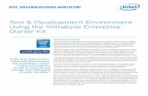 Test & Development Environment Using the Yottabyte ... · The Yottabyte Enterprise Starter Kit is the perfect way to stand up a fully dynamic test and development envi - ronment.