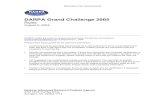 DARPA Grand Challenge 2005 · DARPA Grand Challenge 2005 Rules August 2, 2004 DARPA invites the public to review this document. E-mail any comments to grandchallenge@darpa.mil by