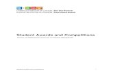 Student Awards and Competitions - cheminst.ca...Student Awards and Competitions 4 Canadian Society for Chemistry (CSC) Student Awards ... March 31 of every year Award: A commemorative
