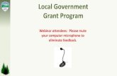 Local Government Grant Program - Oregon · Recreation Department. • 12% of OPRD’s share was dedicated to a Local Government Grant Program. • The Local Government Grant Program