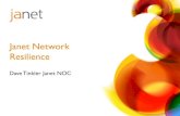 Janet Network Resilience - Jisc · Janet Core Network Resilience – PoPs • Ring topology – Fibre – Circuits • Each Regional Network connected to 2 core PoPs – Physically