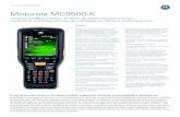 Motorola MC9500-K Coletor de dados de classe industrial … · 2019. 8. 26. · Folha de eSPeCIFICaÇÕeS Motorola MC9500-K Motorola MC9500-K Coletor de dados de classe industrial