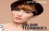 COLOUR TECHNIQUES - Affinage Salon Professional€¦ · natural white or grey hair & on hair pre-lightened to very light blonde. Deposit only - no lift action. 5 SHADES 100ml / 3.4fl.oz