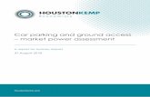 Car parking and ground access market power assessment · 2018. 9. 21. · Car parking and ground access – market power assessment HoustonKemp.com Figure 4.4: Taxi ranks at Terminal