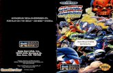Captain America and The Avengers - Sega Genesis - Manual ... · PDF file AVENGERS ASSEMBLE! An evil device has fallen into the hands of Red Skull, one of the Avengers' most menacing