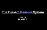 Present Passive System 2018 - WordPress.com1st vincor vincimur 2nd vinceris vinciminī 3rd vincitur vincuntur Impf. Singular Plural 1st vincēbar vincēbāmur 2nd vincēbāris vincēbāminī
