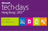 PowerPoint Presentationdownload.microsoft.com/documents/hk/technet/techdays2013/Day … · PowerPoint Presentation Author: Andy Cheung (HK DPE) Subject: Microsoft Tech Days Hong Kong