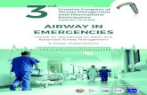 September, 28-29 2018 AIRWAY IN EMERGENCIES09:00-09:30 Opening 09:30-09:50 Lecture 1: Airway management - yesterday, today, tomorrow (B. Maldini) 09:50-10:10 Lecture 2: Safety and