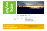 WELCOME [eppingsda.org.au] · Welcome to Epping Church’s Newsletter! Keep reading the newsletter for more updates on events and also many upcoming events! If there is any information