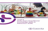 Level 2 Early Years Practitioner Knowledge Skills ... · balanced diet and be physically active. EYP4 – Outcome 2 Scheme of work resources EYP4: Health & Wellbeing PPT Early Years