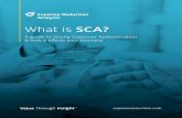 What is SCA? · What is SCA? The new EU Payments Services Directive (PSD2) took effect in January 2018, bringing in new laws aimed at enhancing consumer rights and reducing online