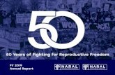 50 Years of Fighting for Reproductive Freedom · Silent No More, a campaign that . centers women’s voices and experiences, increasing political ... fighting to protect and expand