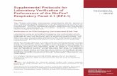 Supplemental Protocols for Laboratory Verification of TECHNICAL … · 2020. 5. 18. · Respiratory Panel 2.1 (RP2.1) Purpose The Clinical Laboratory Improvement Amendments (CLIA),