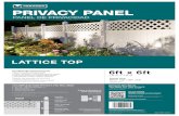 Privacy Panel - ... 1 ¢â‚¬â€œ 5in. x 5in. x 96in. poste per panel 1 ¢â‚¬â€œ 5in. x 5in. x 96in. poste para el