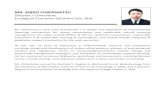MR. SHIRO CHIKAMATSU - Ensearchensearch.org/wp-content/uploads/2016/06/Speakers-Profile-SEM201… · SHIRO CHIKAMATSU Director / Consultant Ecological Economic Solutions Sdn. Bhd.