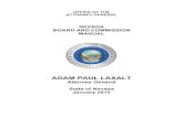 ADAM PAUL LAXALT - Nevada Attorney Generalag.nv.gov/uploadedFiles/agnvgov/Content...Adam Paul Laxalt Attorney General of Nevada . 4 I. BOARD AND COMMISSION FUNCTIONS As a member of