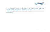 Intel® Communications Chipset 8925 to 8955 Series Software ... · Intel® Communications Chipset 8925 to 8955 Series Software Programmer's Guide March 2016 Order No.: 330751-005