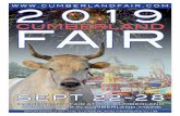 EXCITING FAMILY - Cumberland Fair · 9:00 a.m. - 9:00 p.m. Exhibition Hall, Museum, Sugar House, Horticulture, Old MacDonalds Farm - Open 9:00 a.m. 2530 Steer 6ft Pull – Pulling