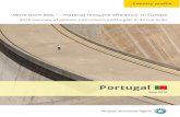 Portugal - eea.europa.eu · Country profile PORTUGAL 2015 review of material resource efficiency policies in Europe 3 Portugal, facts and figures Source: Eurostat GDP: EUR 173 billion