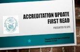 Accreditation Page Updatemvcsp.com/accreditation/Accreditation 2018... · 9/26/2019  · road map timeline iser overview highlights areas of improvement feedback. who what when ...