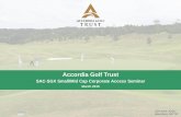 Accordia Golf Trustaccordiagolftrust-jp.listedcompany.com/misc/...SAC-SGX Small/Mid Cap Corporate Access Seminar March 2019 SGX ticker: ADQU Bloomberg: AGT SP. Important Notice 2 This