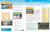 BALCOMBE CREEK ESTUARY 2015 - berg.org.au€¦ · This brochure summarises twelve Balcombe Creek, with its estuary, ... 2015, monitoring was conducted in ... Program held its “Estuaries
